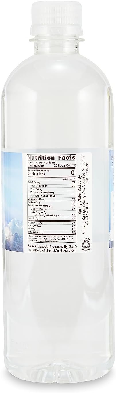 PurePAP Pure Distilled CPAP Water - 6-Pack of 16.9oz Bottles Distilled Water - Travel CPAP Water for CPAP Machine Humidifier – Clean, Safe